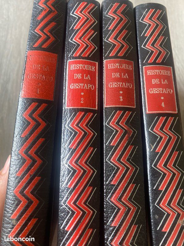 Collection complète « Histoire secrète de la Gestapo » – 4 tomes reliés (image 2)