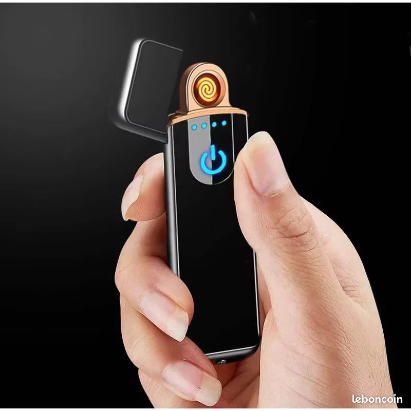 Briquet Usb Flintronic Briquet électrique USB - Support Phone Rotatif 90° - Magnétique Chalumeau De Cuisine