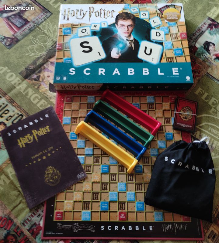 Mattel Games Scrabble Édition Harry Potter Jeu de société et de Lettres Version française (image 2)