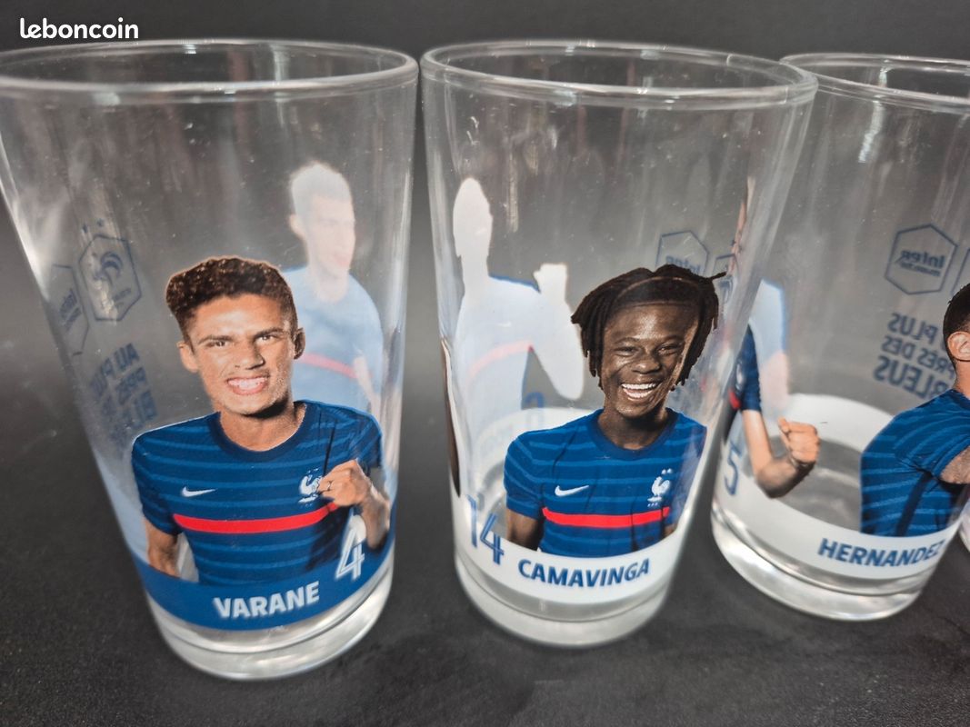 Verre Équipe De France - Multicolore - Verre à Pied Collection