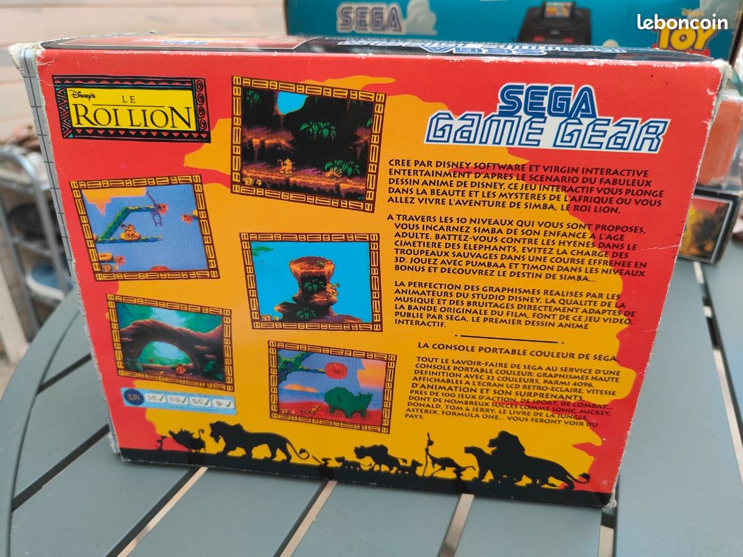 Jeu SEGA Game Gear - Le Roi Lion - Bon état, Jeu D'occasion Fonctionnel