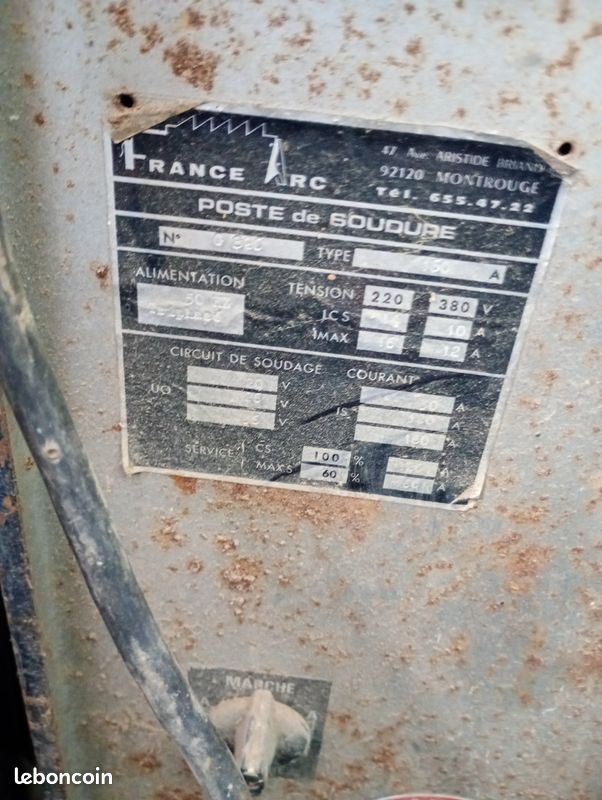 Poste a souder mig/mag 380v (image 2)