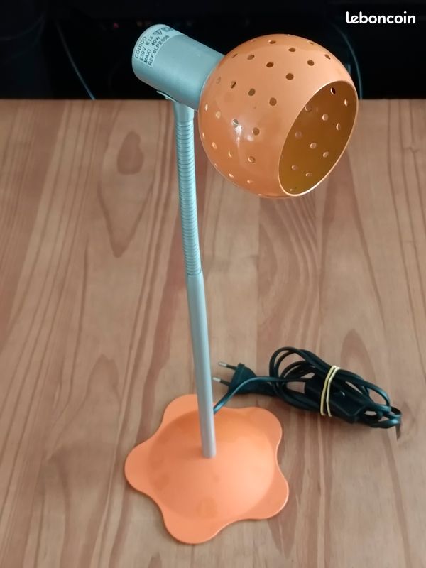 Lampe de bureau orange (image 2)