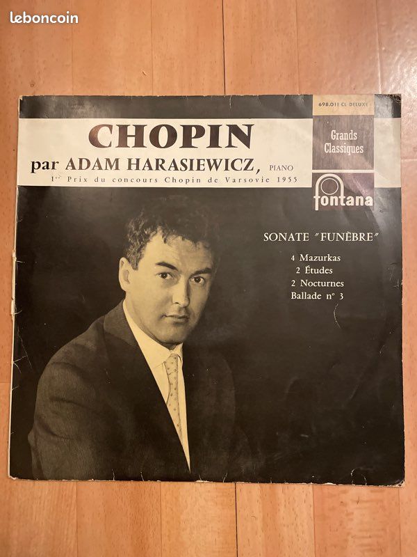 Vinyl Chopin par Adam Harasiewicz (image 1)