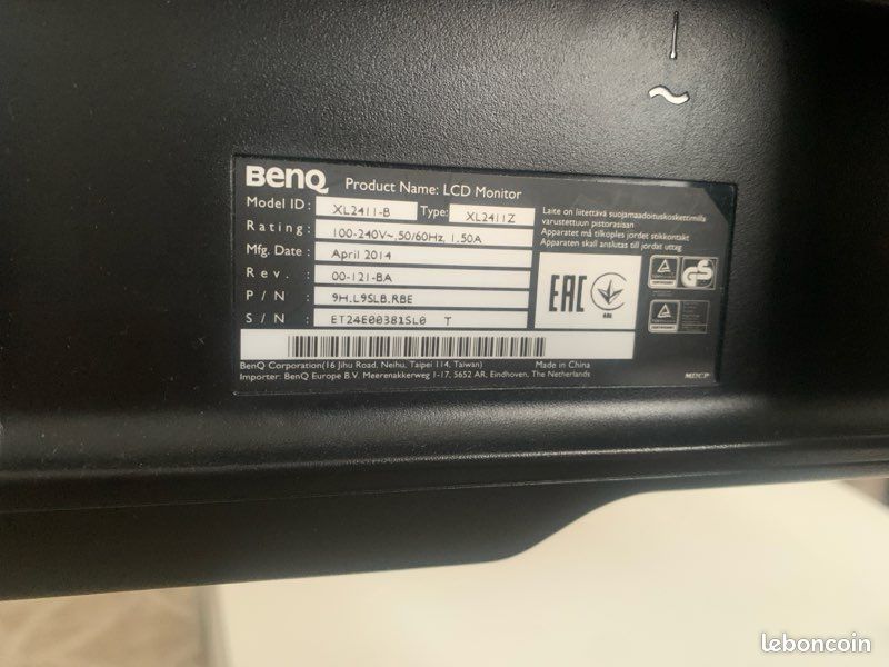 Écran BENQ Zowie XL2411 (image 7)