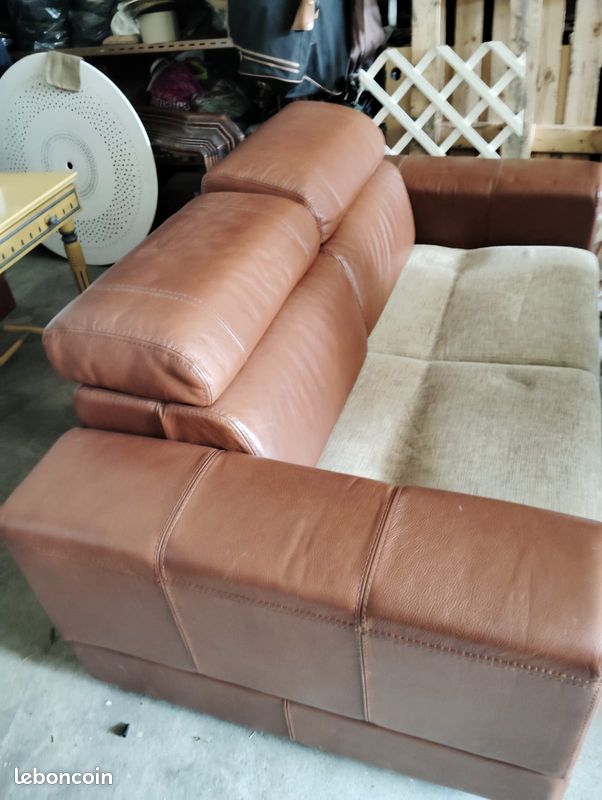 Canapé + 2 pouf (image 2)
