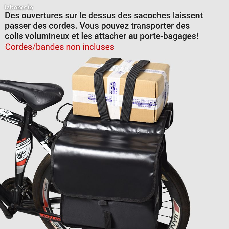 Sacoche ar double mara xxl pour Vélo Urbain - Basil - Sacoches - Maxi