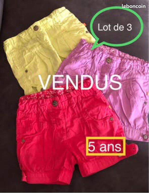 đž 5 ANS. Divers VĂȘtements Filles + Chaussures (image 8)