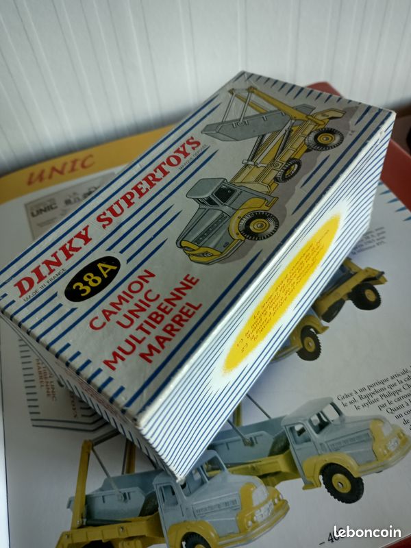 DINKY SUPERTOYS 38A Camion Unic Multibenne Marrel Ancien 277465240698