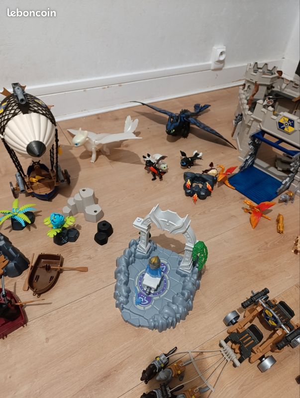 Gros Lot Playmobil 6,5 Kg – Pièces, Accessoires, Véhicules, Thème Médiéval
