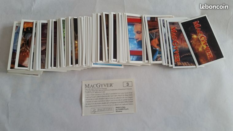 Album Panini MacGyver COMPLET (1996) - Tous Les Autocollants - Non Collés - Occasion