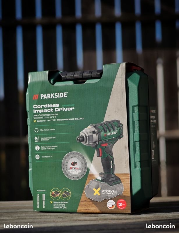 Boulonneuse/Visseuse à choc sans fil - PARKSIDE® - PDSSA 20-Li A1 - 20V