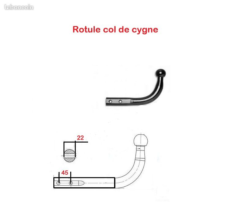 Rodule attelage col de cygne (image 2)