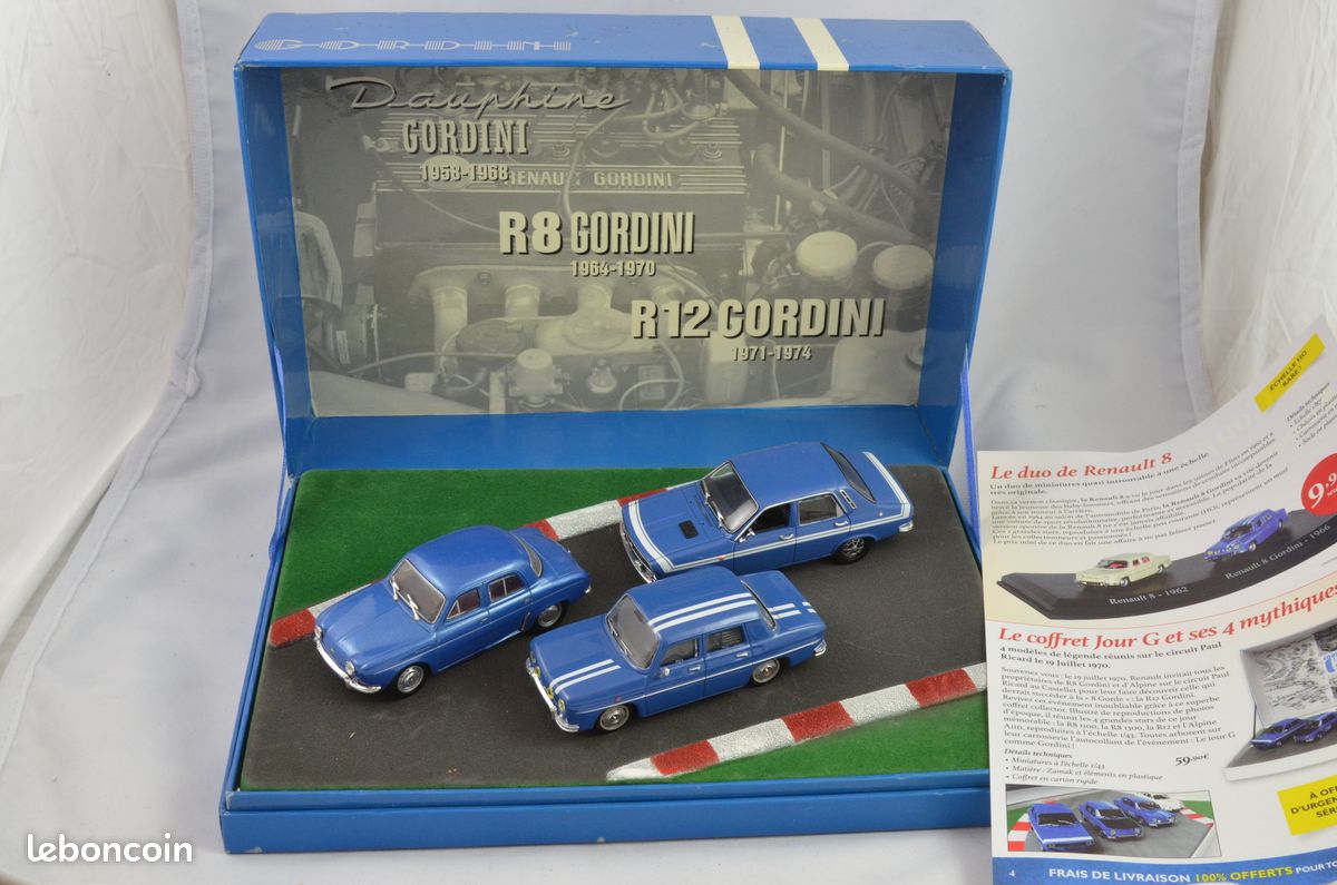 COFFRET COLLECTOR 3 Renault 8 Gordini 1964 - 2004 Norev 1/43 EUR 68,00