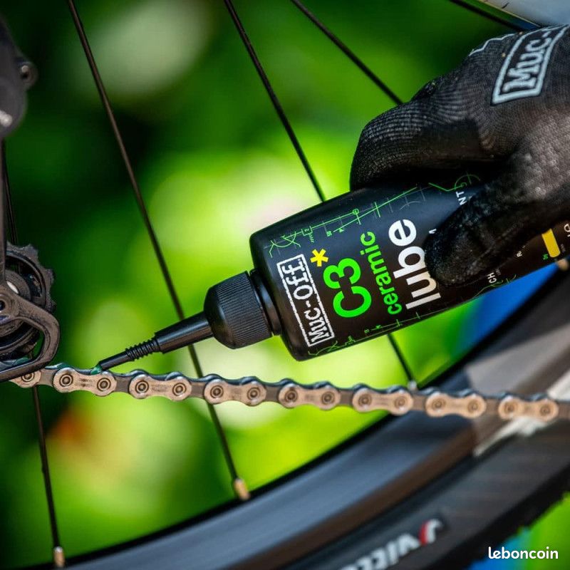 Muc-Off C3 Ceramic Dry Lube - Lubrifiant Chaîne Vélo Temps Sec - 50ml