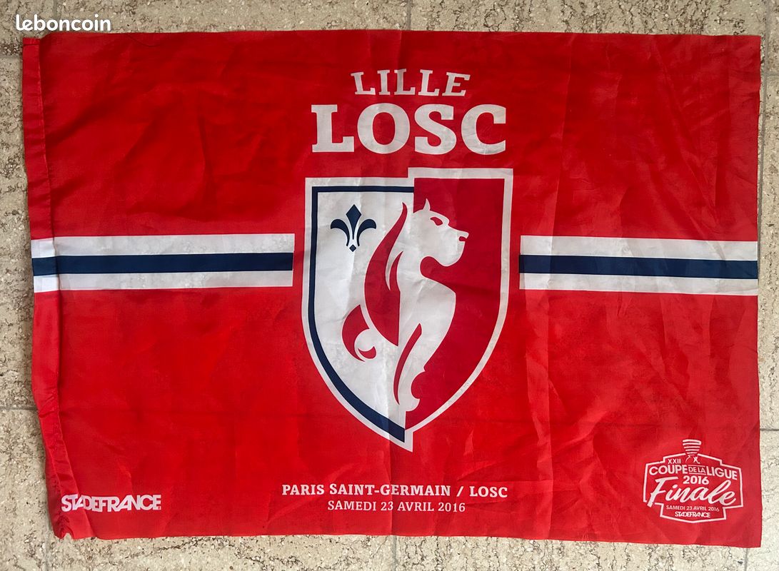 Fanion foot wimpel pennant LILLE LOSC Envoi GRATUIT