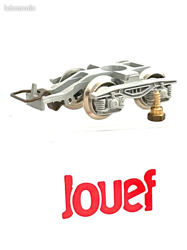 Bogie Type Y 25 Noir Pour Wagon Jouef, échelle HO, Occasion, Fabriqué En France