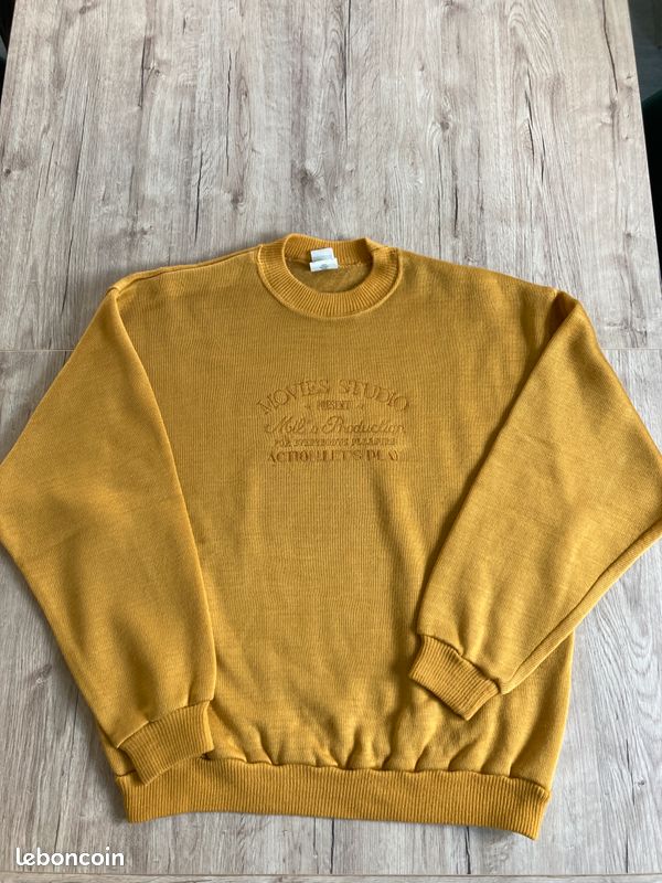 Sweat-shirt Vintage Primitive Apparel HFLU Personnalisé - Taille L, Noir, Neuf