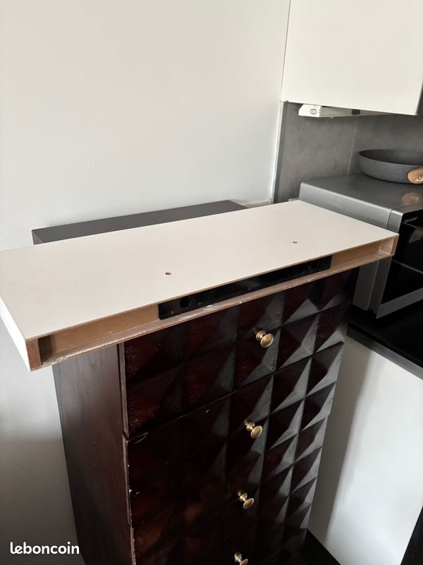 Etagère murale blanc avec le support intégré (image 2)