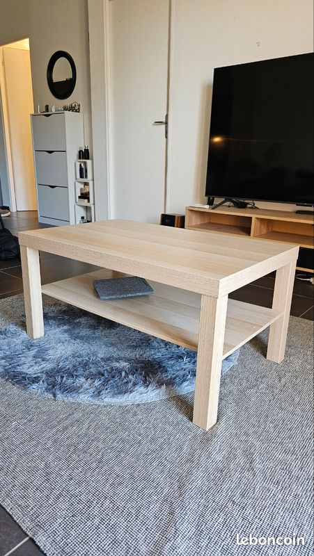 Ensemble canapé 2 places et petite table basse Ikea (image 2)