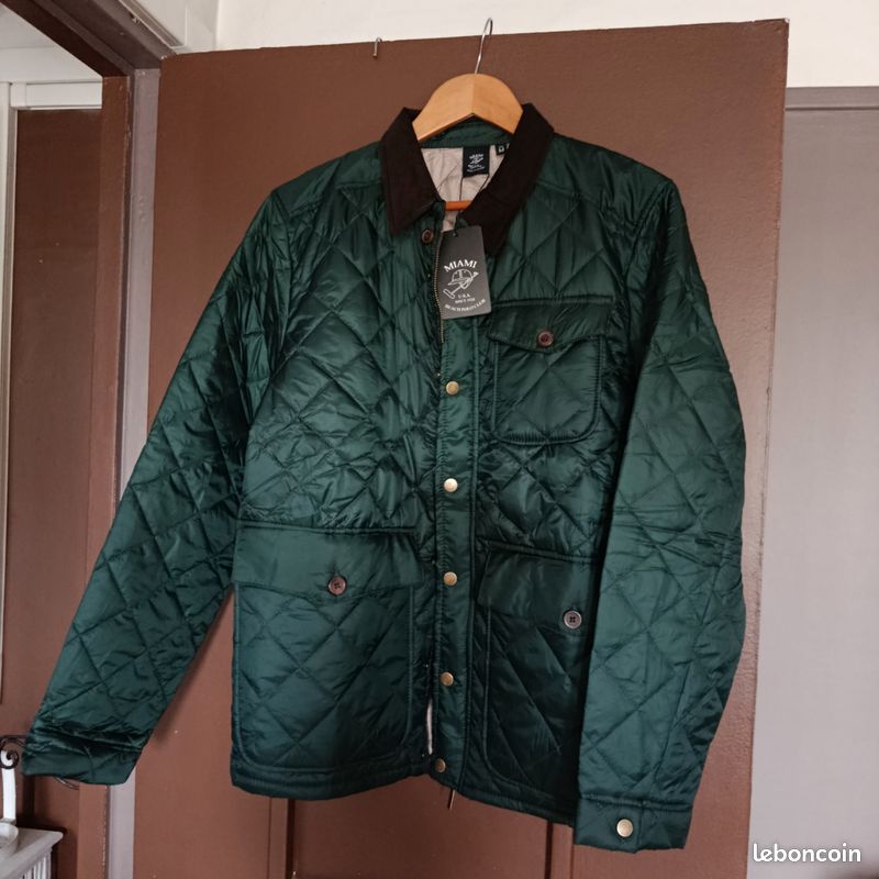Veste Homme Taille L - South Mountain - Bleue - Doudoune Légère