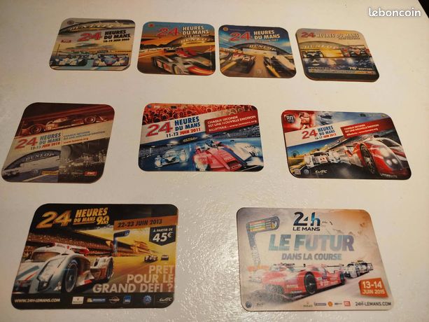 Lot De 5 Sous-bocks Kronenbourg 24 Heures Du Mans 2009, Carton, Vintage