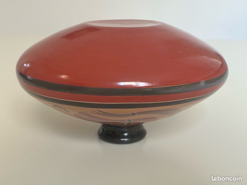 Nicaragua 🇳🇮 Magnifique Vase Emmanuel Maldonado (image 8)