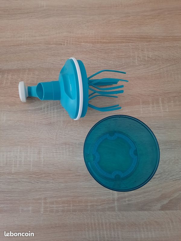 Speedy Chef Tupperware Vert batteur manuel Ecologique et plus rapide qu'un batteur électrique Rangement Compact - Arts de la table