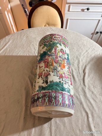 Porte-parapluie Vintage En Céramique - Porte-parapluie Chinois En Porcelaine - Application à La Main - Pour Entrée, Bureau, Entrée Intérieure