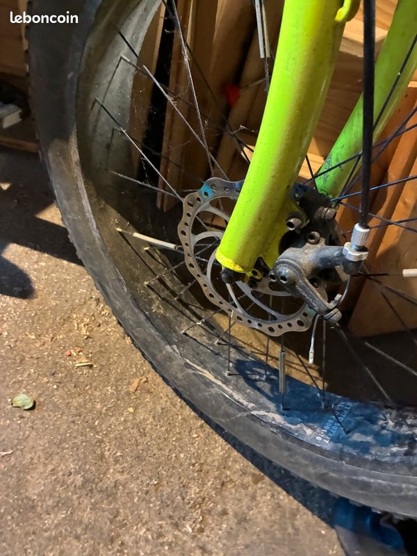 Magnifique fatbike jaune fluo pour enfant 24 pouces x 4 pouces (image 14)