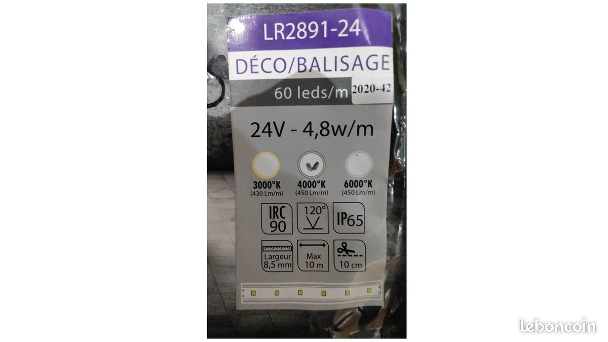 Bandeau LED 10 metres Etanche (image 1)