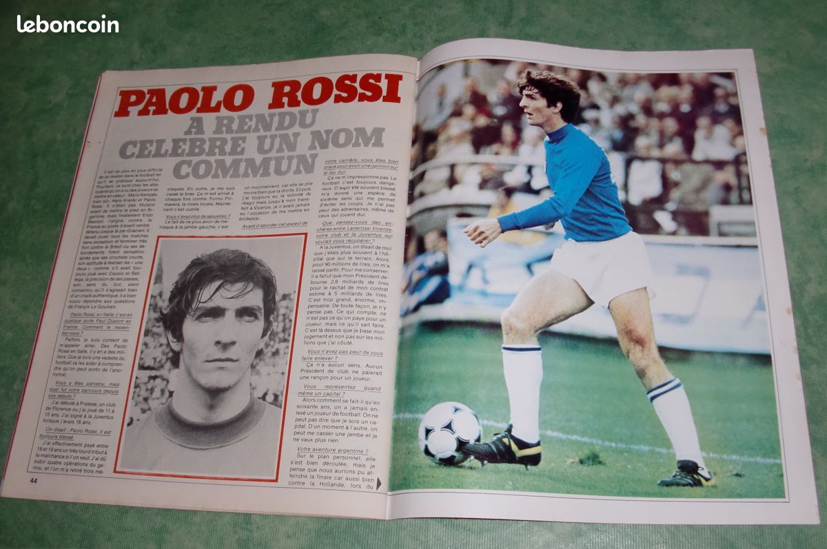 LOT 6 Magazines France Football – Spécial Coupe Du Monde Argentine 1978 – Vintage