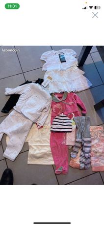 ② Lot de 9 vêtements fille 3 ans- A acheter en lot ou à la piè — Vêtements  enfant
