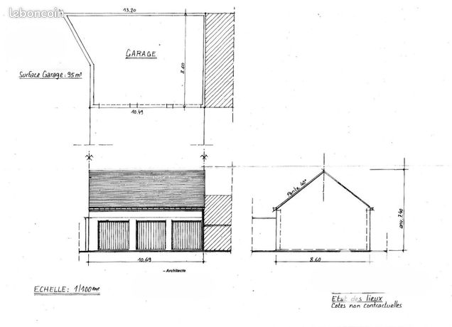 Maison 1 pièce 95 m²