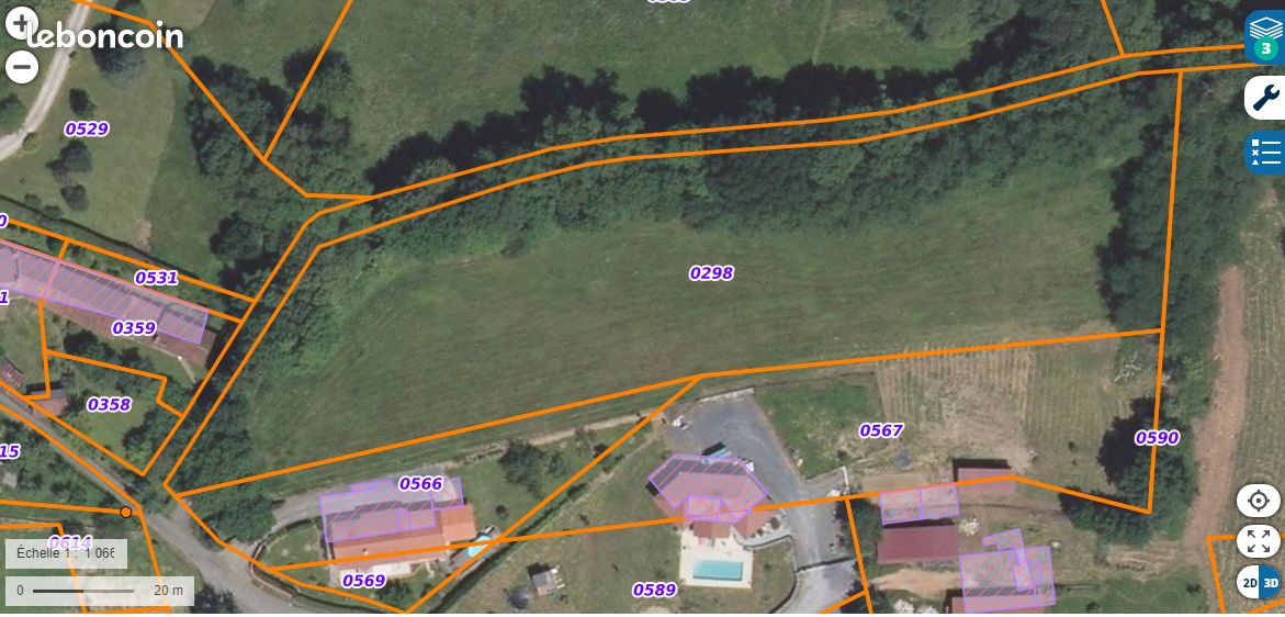 Terrain constructible Hautes Pyrénées · à Lahitte-Toupière · 40 000 €