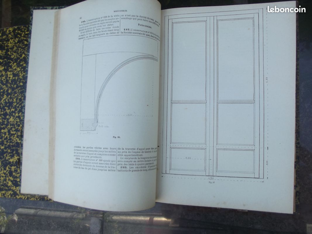 Traité de Menuiserie en 3 Tomes de 1898 (image 7)
