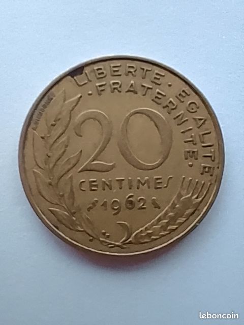 PIÈCE DE 20 Centimes Marianne De 1973 Scellée Fdc EUR 1,00 - FR