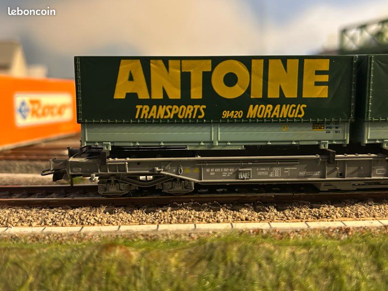 Roco N - Wagon de marchandises pour trains miniatures (6) - Lot mixte