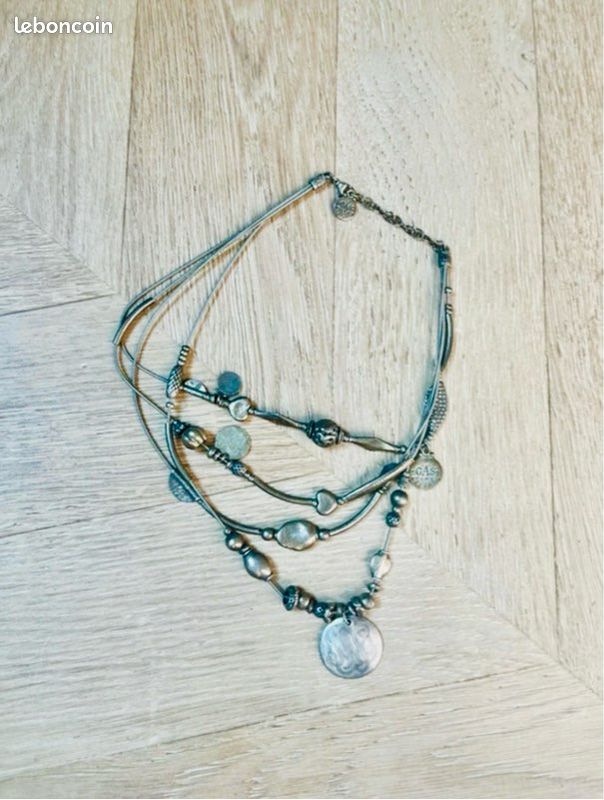 Collier argenté Gas Bijoux (image 1)