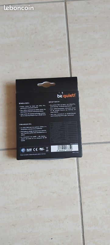 Ventilateur de pc be quiet 80 mn et 120 mn (image 2)