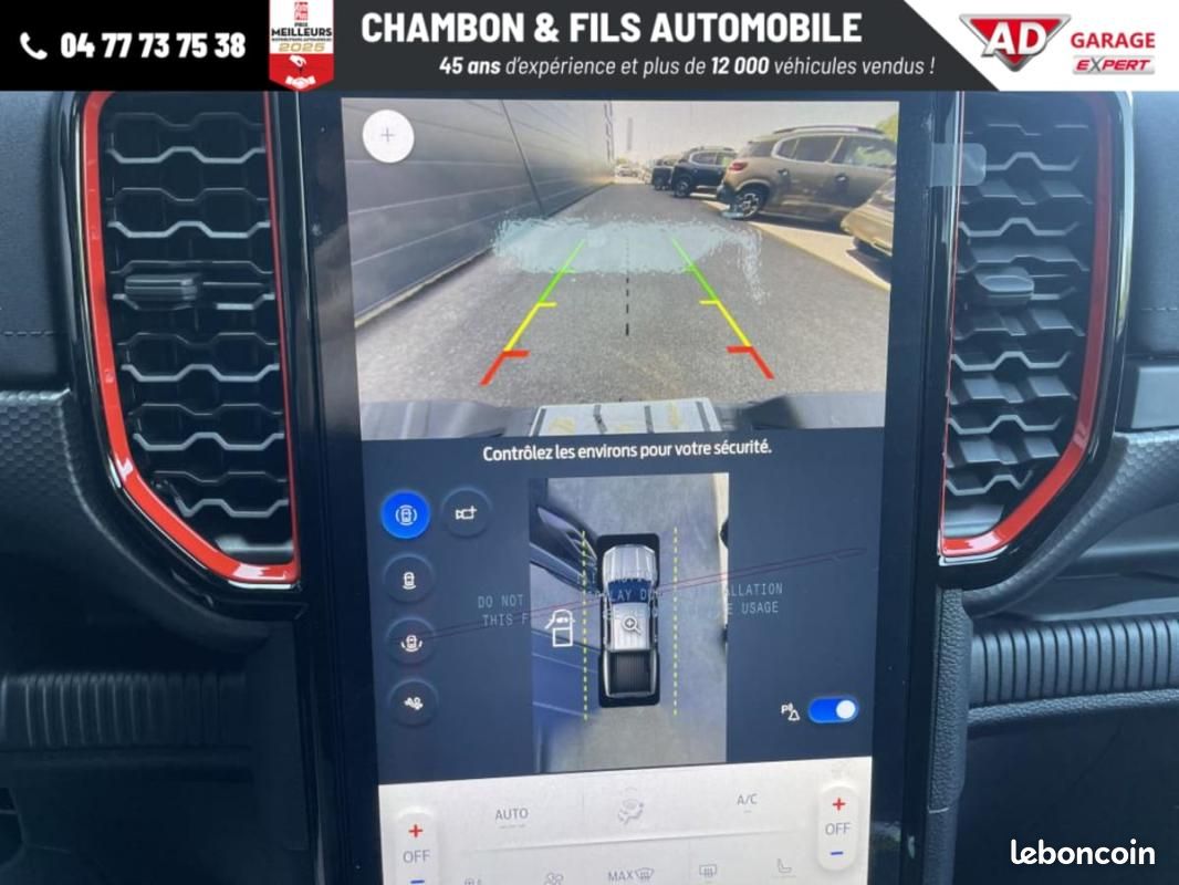 Ford Ranger DOUBLE CABINE 2.0 ECOBLUE 210 CH BVA10 RAPTOR Prix : 56658 HT SANS MALUS (image 9)