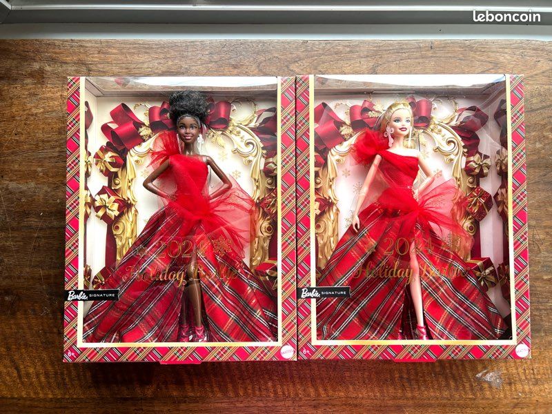 Barbie Poupée joyeux noël brune Barbie holiday 2024 Jeux Jouets