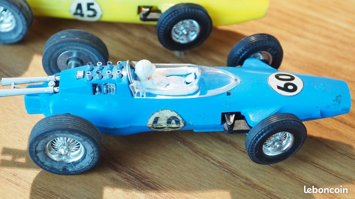 Circuit Jouef Record 64 Junior – BRM F1 Vert/jaune – Bon état D'origine
