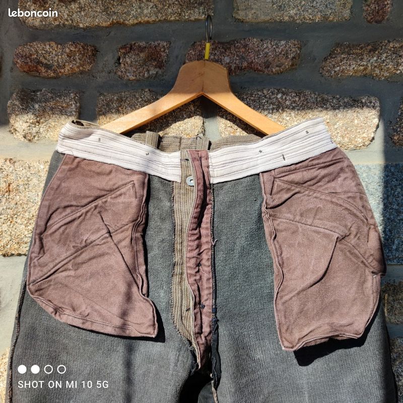 Pantalon de chasse équitation homme vintage milieu du siècle pantalon XS