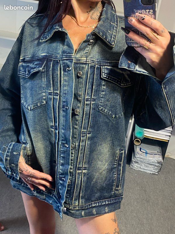 Veste en jean Purple Brand taille M (image 3)