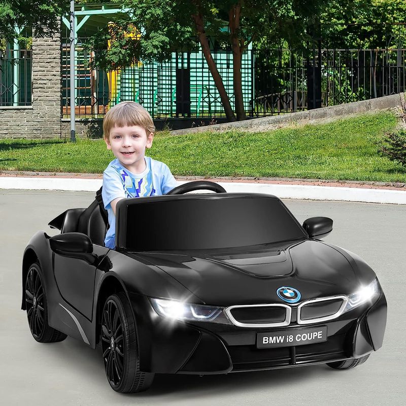 Voiture électrique enfants BMW i8 12V avec télécommande pour les parents -  Motos