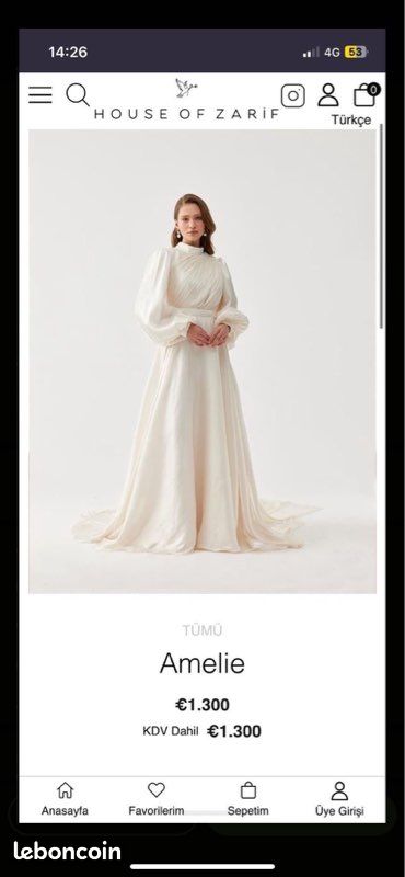 Robe de mariée (Gelinlik) (image 2)
