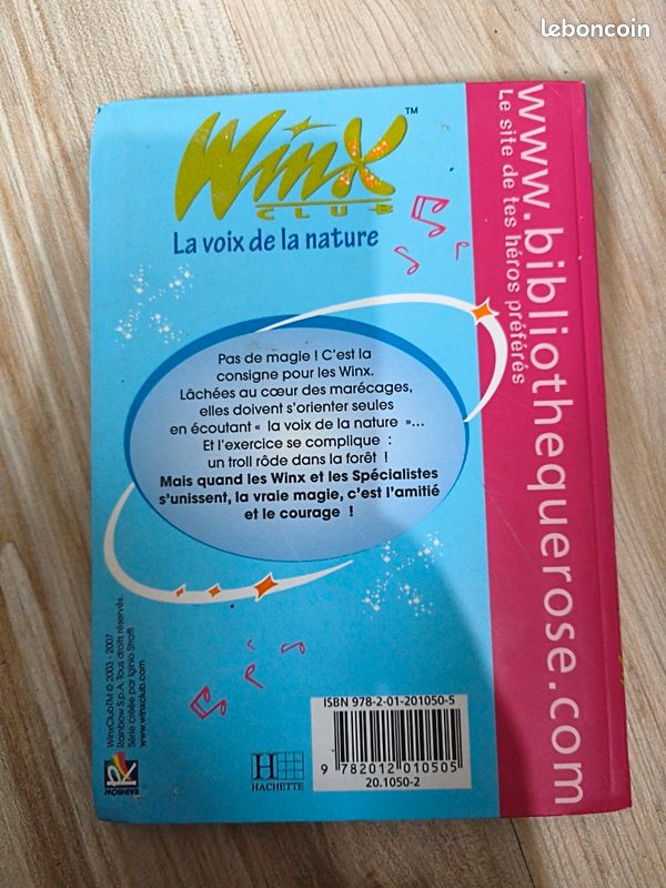 Livre Bibliothèque Rose – Winx – La voix de la nature (image 3)