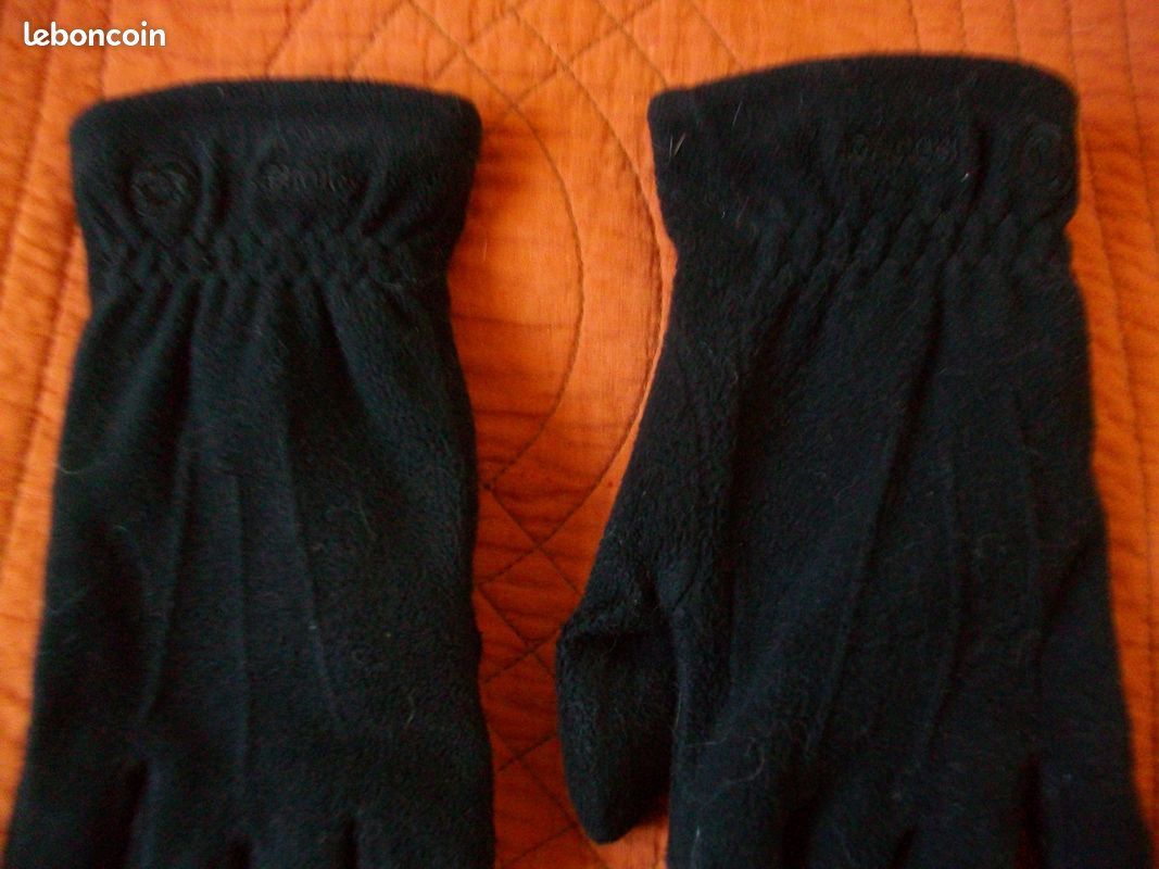Paire de gants noirs femme ISOTONER - Taille unique (image 2)