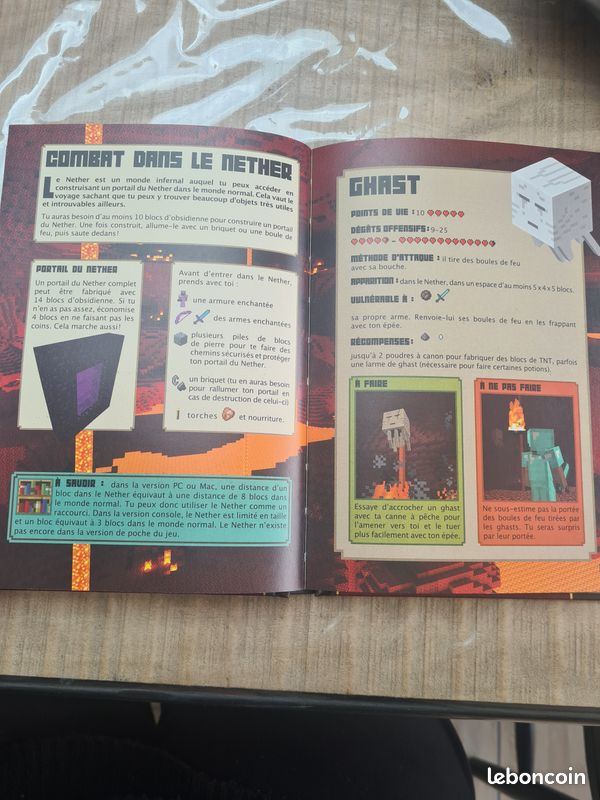 Livre " Minecraft" combat, le guide officiel (image 4)